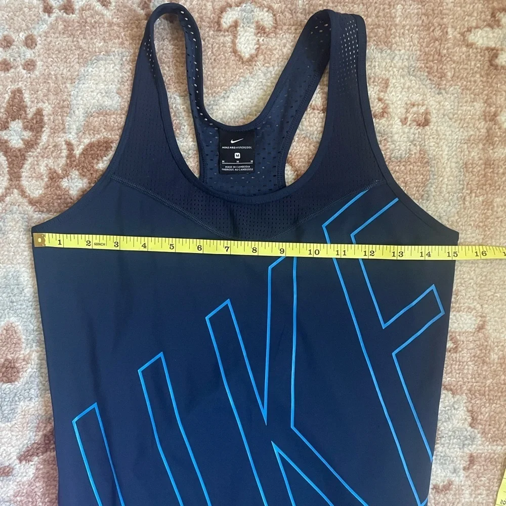 Nike Pro Hypercool Blue Tank